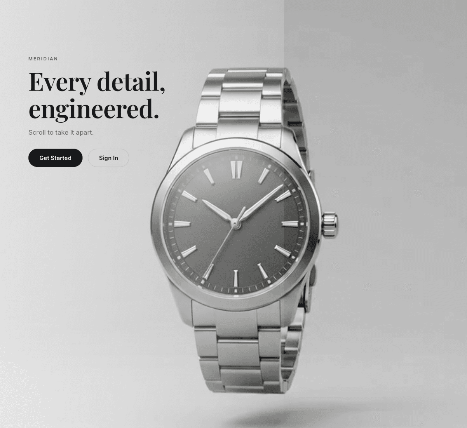 MERIDIAN — live project preview